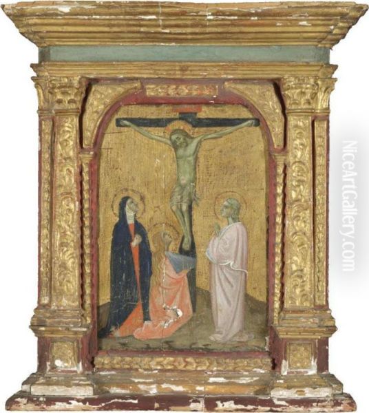 The Crucifixion Oil Painting by Agostino di Duccio