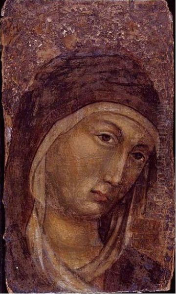 Head Of The Madonna: A Fragment Oil Painting by Agostino di Duccio