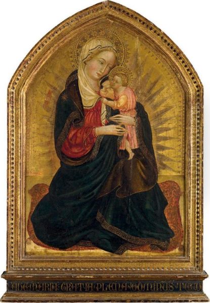 Vierge A L'enfant Oil Painting by Scolaio Di Giovanni