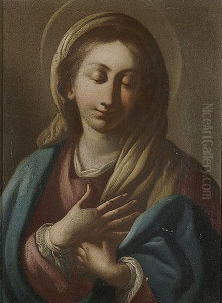 Virgen Maria Oil Painting by Paolo Di Maio