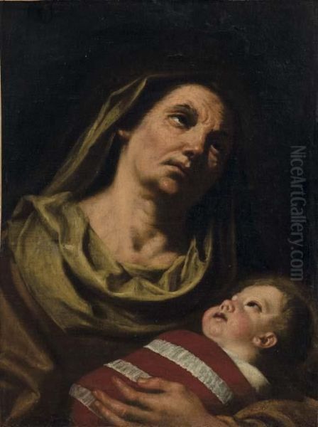 Sant'anna Oil Painting by Rutilio Lorenzo Di Manetti