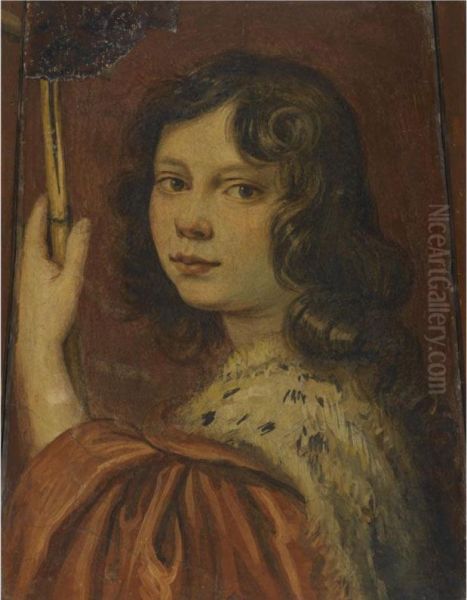 Portrait Of A Young Man Oil Painting by Giovanni Giovanni da San (Mannozzi)