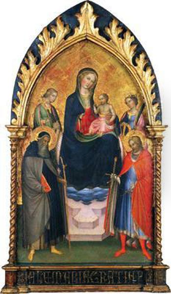 La Madonna Con Il Bambino E I Santi Oil Painting by Ventura Di Moro