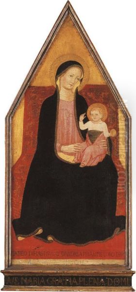 The Madonna And Child Oil Painting by Ventura Di Moro