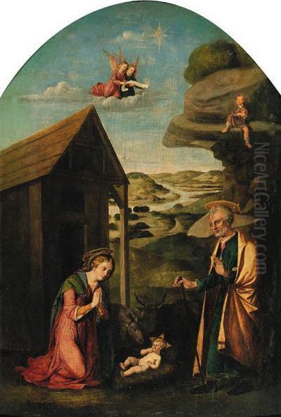 The Nativity by Pellegrino Da San Daniele