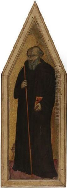 Saint Benedict Oil Painting by Cecco Di Pietro Da Pisa