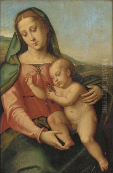 The Madonna And Child Oil Painting by Giovanni Antonio Sogliani