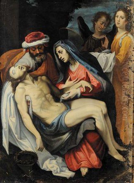 Pieta Oil Painting by Santi Di Tito