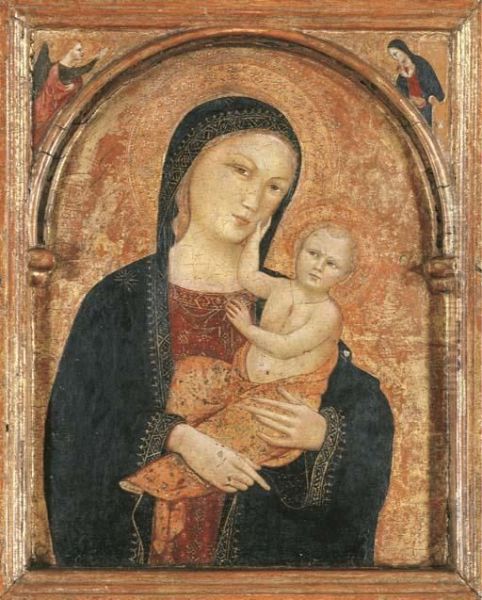 The Madonna And Child Oil Painting by Niccolo Di Tommaso