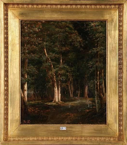 Foret De Fontainebleau Oil Painting by Narcisse-Virgile D Az De La Pena