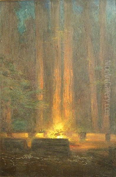 The Bohemian Grove Oil Painting by Charles John Dickman