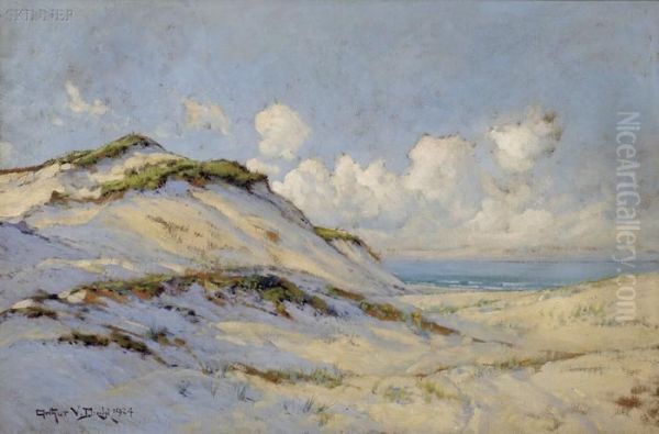 Ocean Dunes Oil Painting by Arthur Vidal Diehl