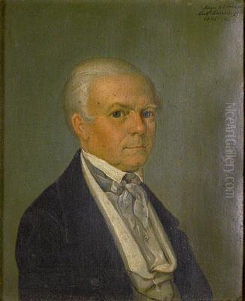 Portrat Von Franz Xaver Nager Als 55-jahriger Oil Painting by Carl Dietrich