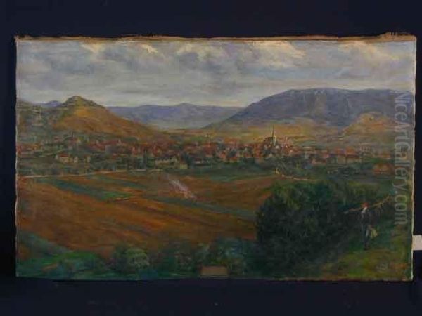 Metzingen Oil Painting by Hugo Diez