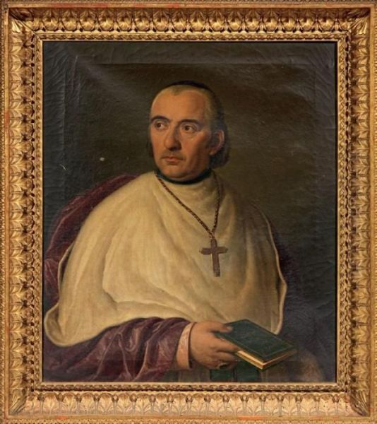 Ritratto Di Monsignor Ghisi Oil Painting by Giuseppe Diotti