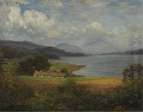 Loch Etive Oil Painting by Alexander Brownlie Docharty