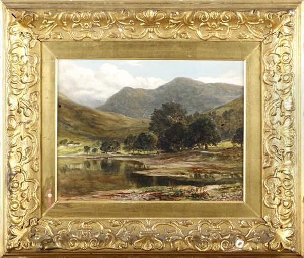 Highland Loch Landscape Oil Painting by James Docharty