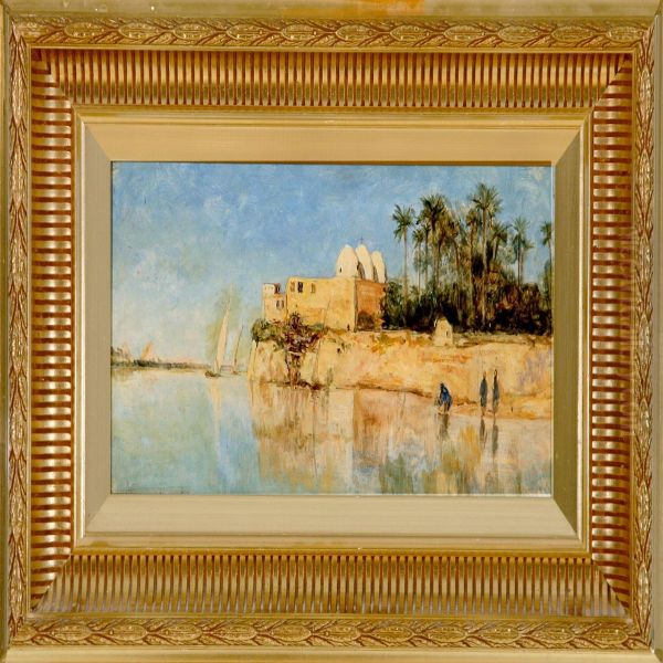 View From The Nile Oil Painting by James Docharty