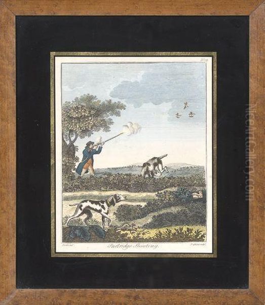 English Hunting Scenes Oil Painting by Robert Dodd