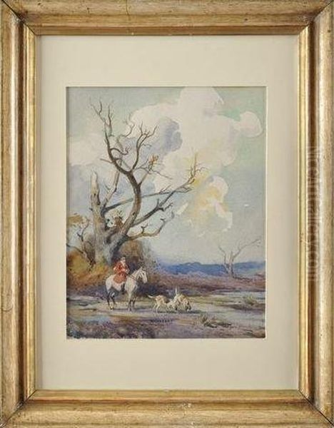 La Chasse A Courre Oil Painting by Edouard Doigneau