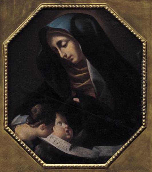 Madonna Con Bambino Oil Painting by Carlo Dolci