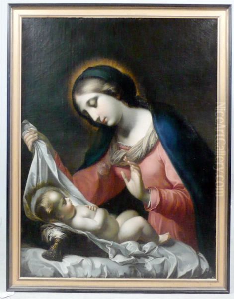 Madonna And Child Oil Painting by Carlo Dolci