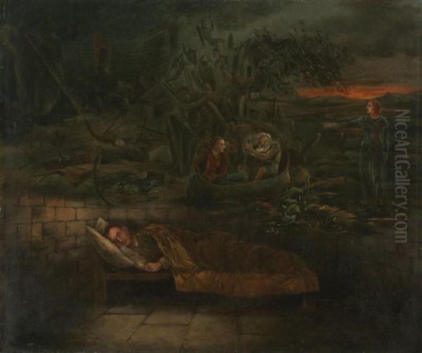 The Dream Oil Painting by William Anstey Dollond