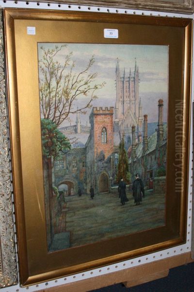 The Vicar Oil Painting by Andrew Benjamin Donaldson