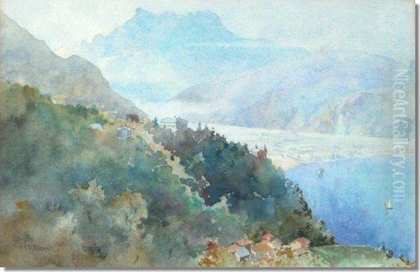 The Dent Du Mide Oil Painting by Henry Richard Beadon Donne