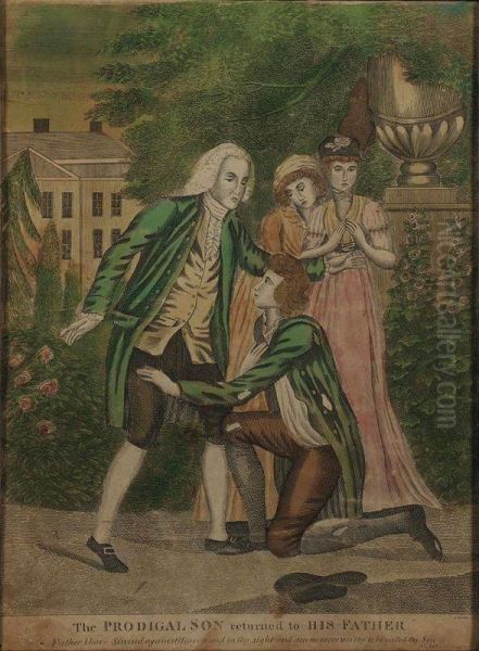 The Prodigal Son (shadwell 110-113) Oil Painting by Amos Doolittle