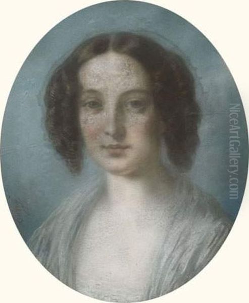 Portrait Presume De Louise Marie D'orleans Oil Painting by Dorcy