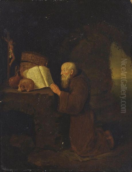 Saint Jerome Oil Painting by Gerrit Dou