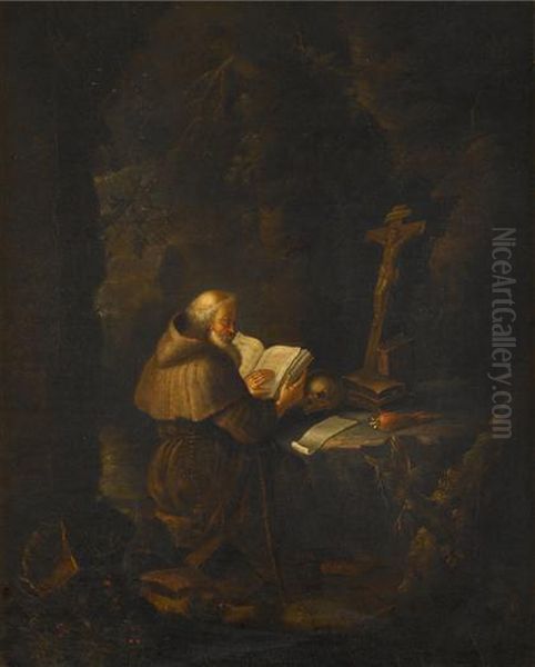 Saint Jerome Oil Painting by Gerrit Dou