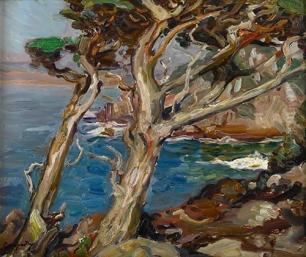 Point Lobos Oil Painting by Paul Dougherty