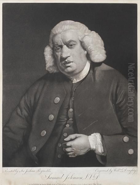 Johnson, Dr Samuel Oil Painting by William Doughty