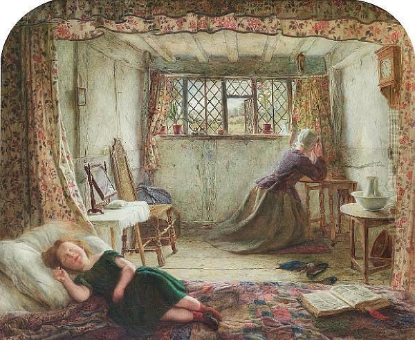 Morning Prayer Oil Painting by Ebenezer Newman Downard