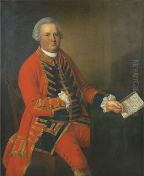 Portrait Of General George Morrison Oil Painting by Bernard Downes