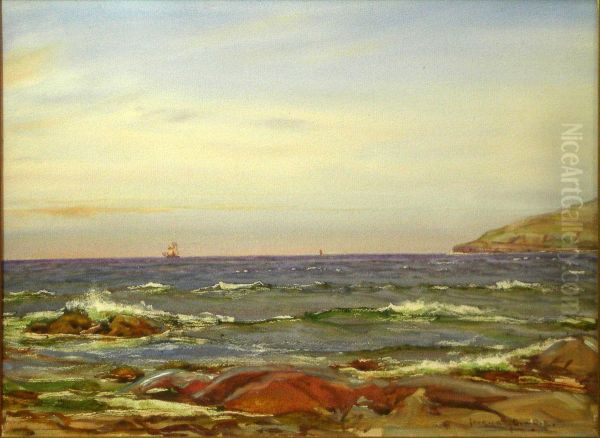 Ballantrae Bay Oil Painting by Patrick Downie