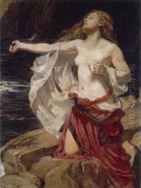 Ariadne Oil Painting by Herbert James Draper