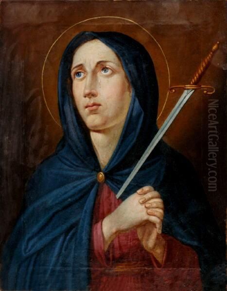 Mater Dolorosa Oil Painting by Nicolaus Drexel