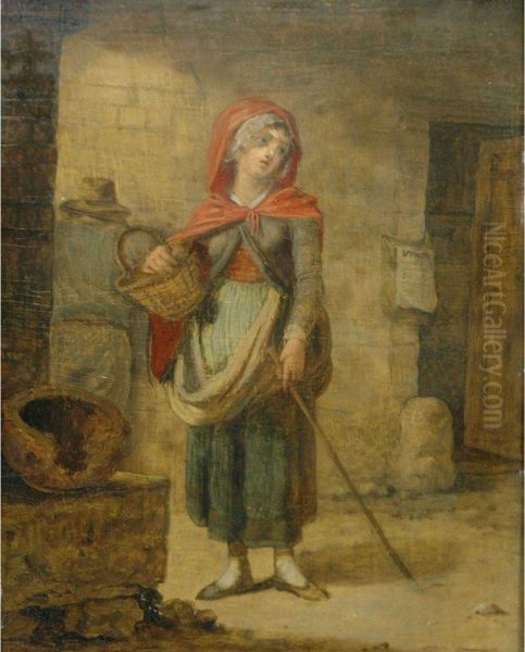 La Jeune Fille Oil Painting by Martin Drolling Oberbergheim