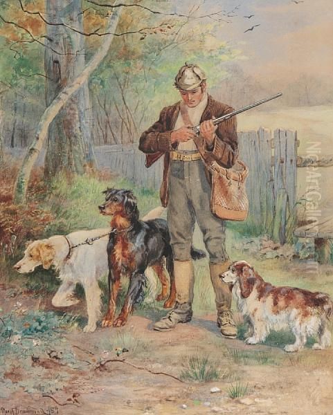 The Gamekeeper Oil Painting by Nora Drummond