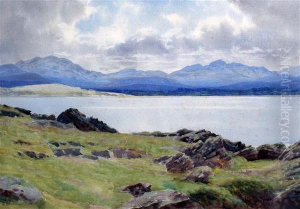 Donegal Coastal Landscape Oil Painting by George, Captain Drummond-Fish