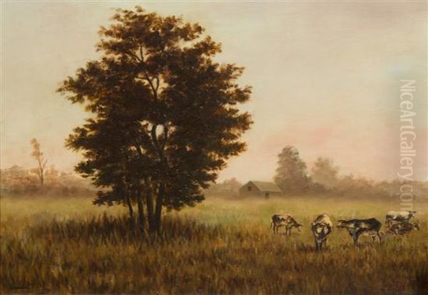 Out To Pasture Oil Painting by Alexander John Drysdale