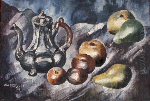 Nature Morte Oil Painting by Jean Du Marbore