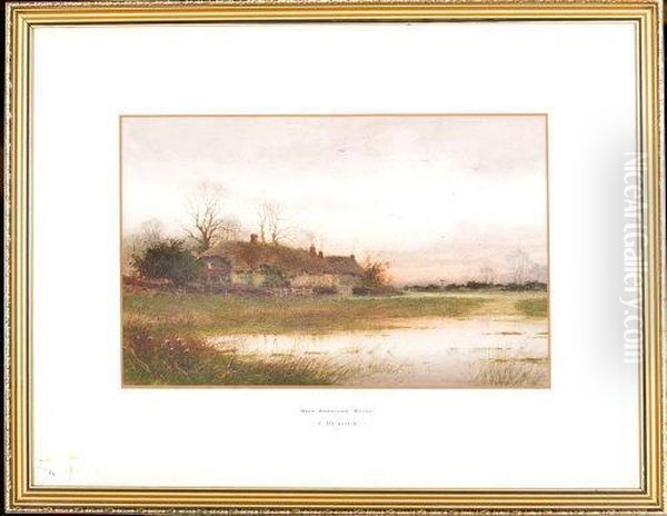 Near Amersham, Buckinghamshire Oil Painting by Curtius Duassut