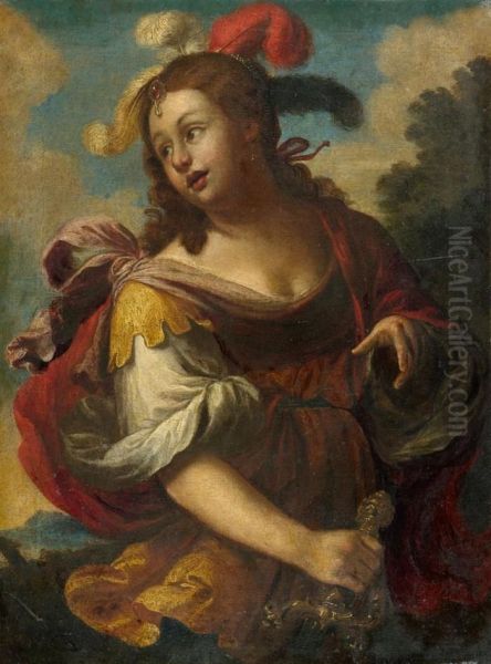 Judith With The Sword. Oil Painting by Ambroise Dubois