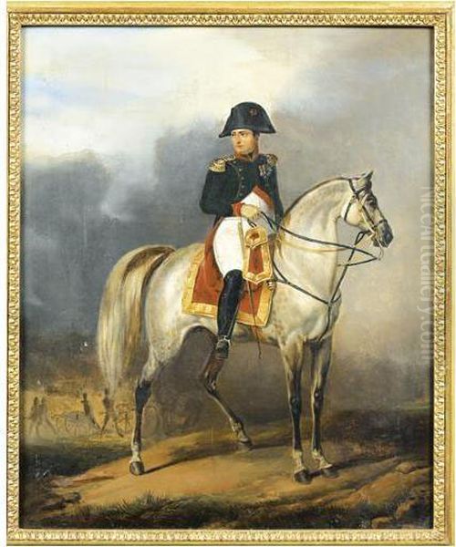 Napoleon Sur Son Cheval Marengo Oil Painting by Francois Dubois