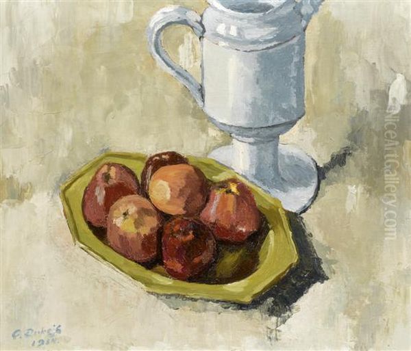 Still Life With Fruits Oil Painting by Georges Arnold Dubois