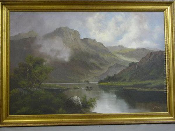 Scottish Loch Scenes Oil Painting by Jack Ducker